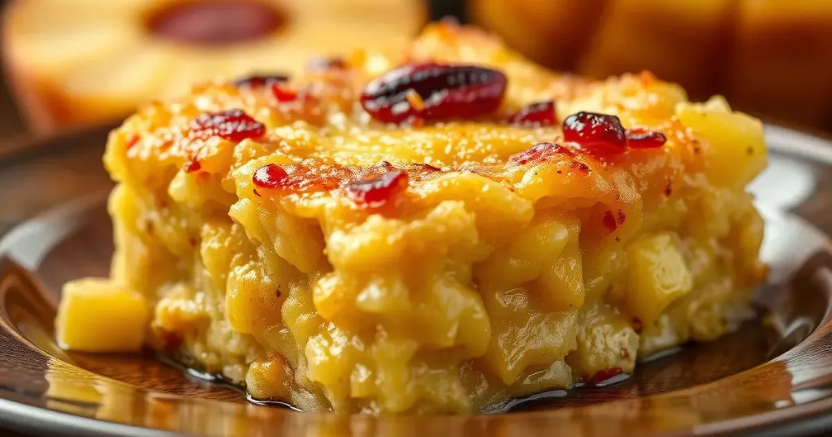 Pineapple Casserole Recipe