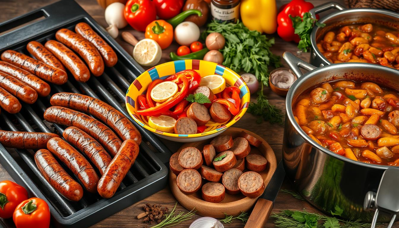 beef sausage recipes