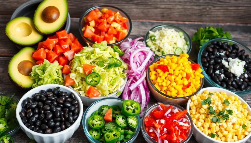 burrito bowl toppings