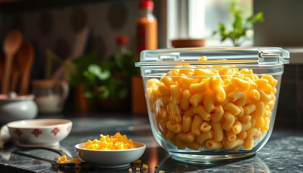 macaroni and cheese storage