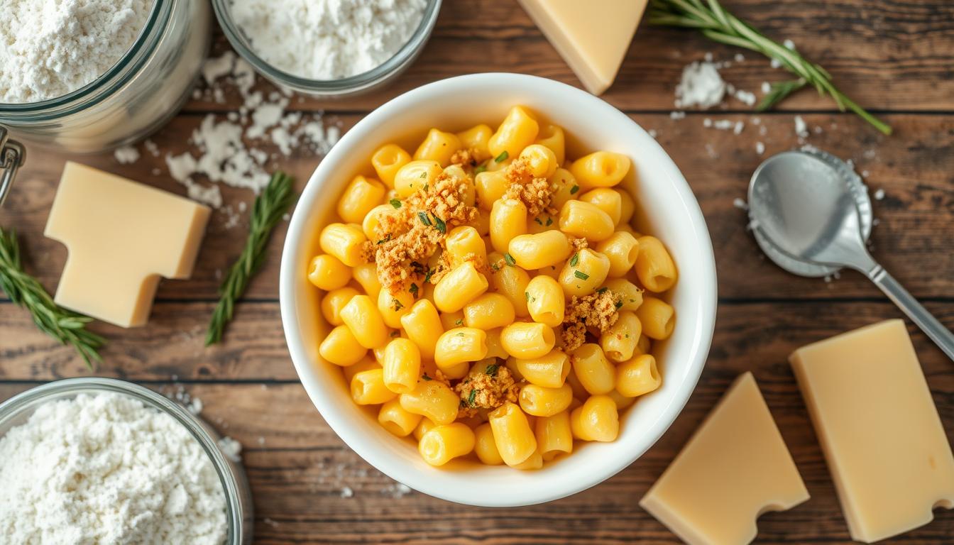 old fashioned baked macaroni and cheese